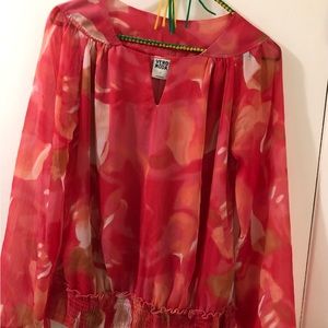 Vero Moda Colourful Top Size Small